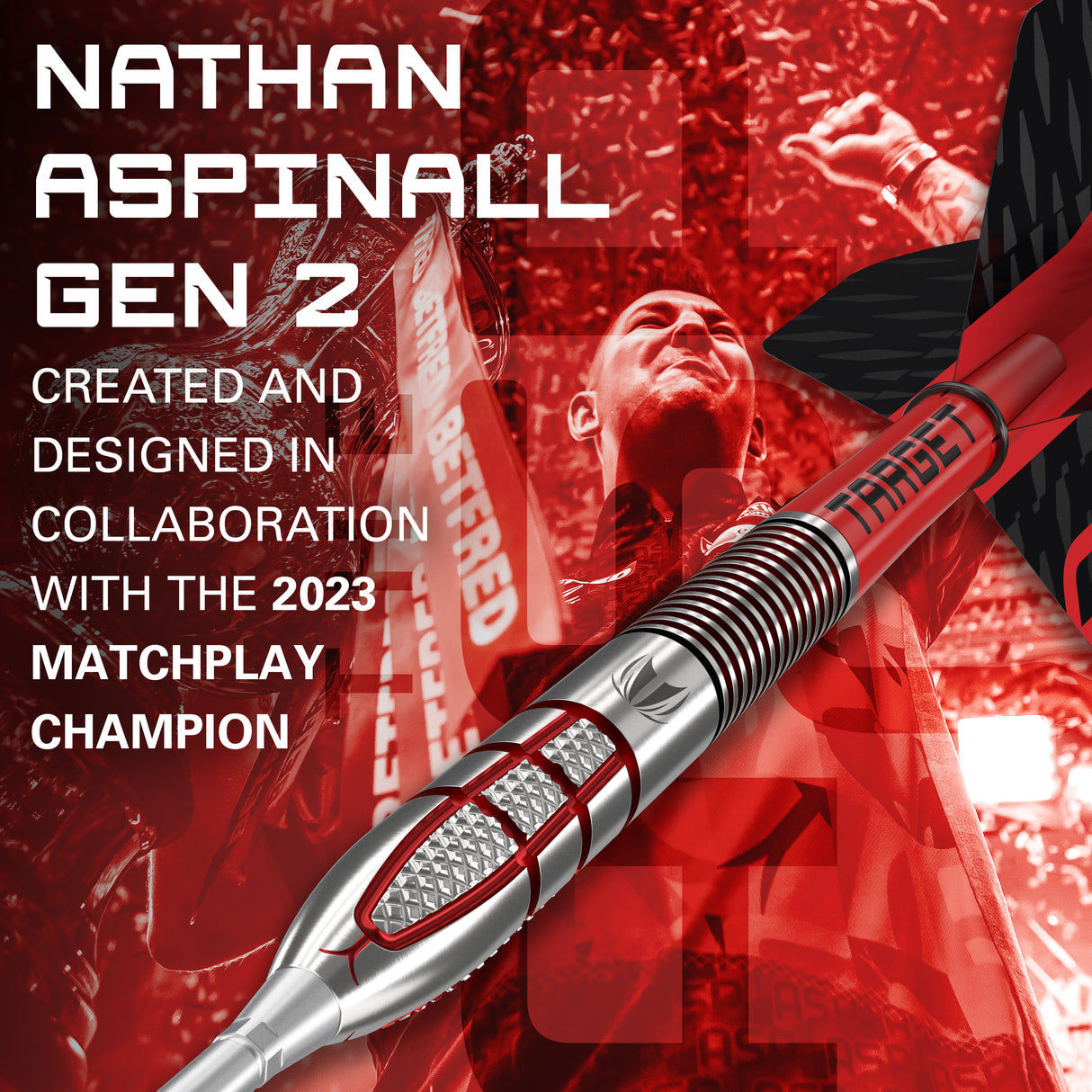 Target Nathan Aspinall Darts - Stahlspitze - 95% Tungsten - G2
