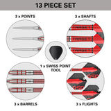 Target Nathan Aspinall Darts - Stahlspitze - 95% Tungsten - G2