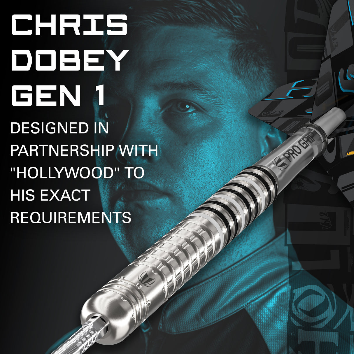 Target Chris Dobey Darts - Stahlspitze - 90% Tungsten