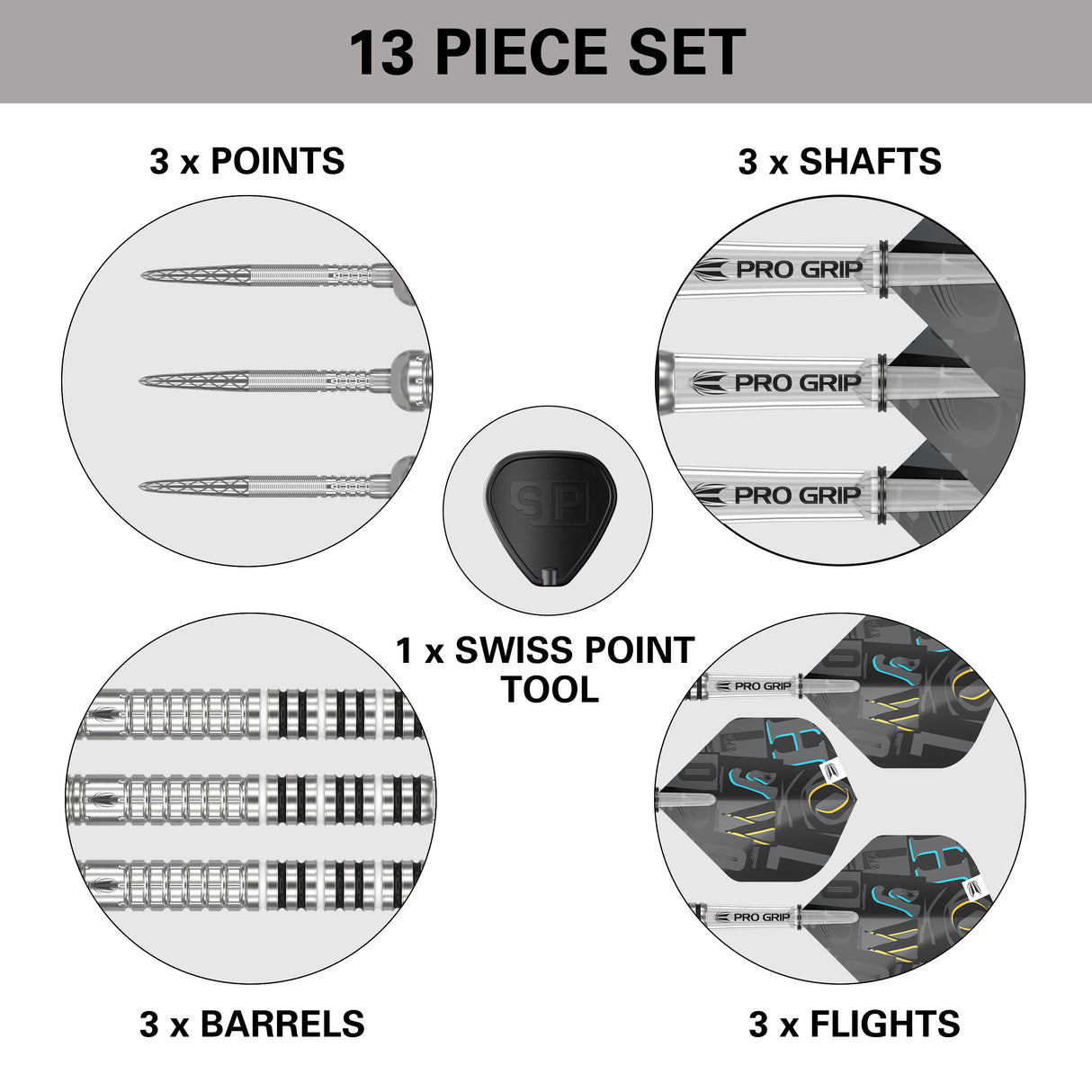 Target Chris Dobey Darts - Stahlspitze - 90% Tungsten