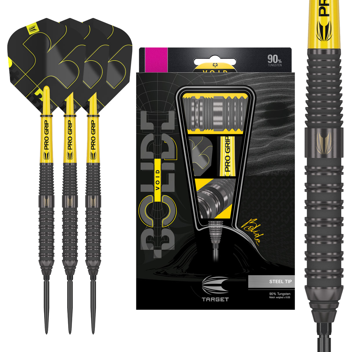Target Bolide Void Darts - Stahlspitze - 90% Tungsten - 02