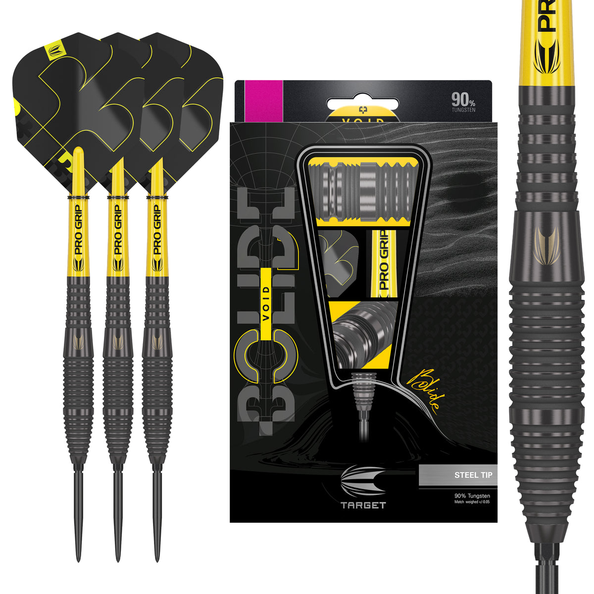 Target Bolide Void Darts - Stahlspitze - 90% Tungsten - 05