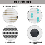 Target Rob Cross Darts - Stahlspitze - 95% Tungsten - 95K