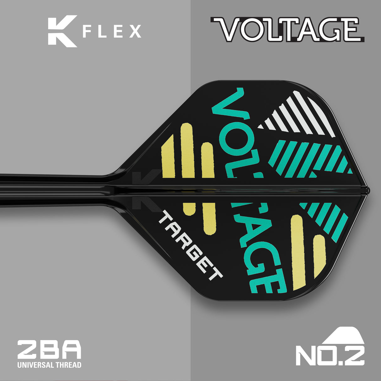 Target K-Flex Dart Flights - Standard No.2 - Rob Cross