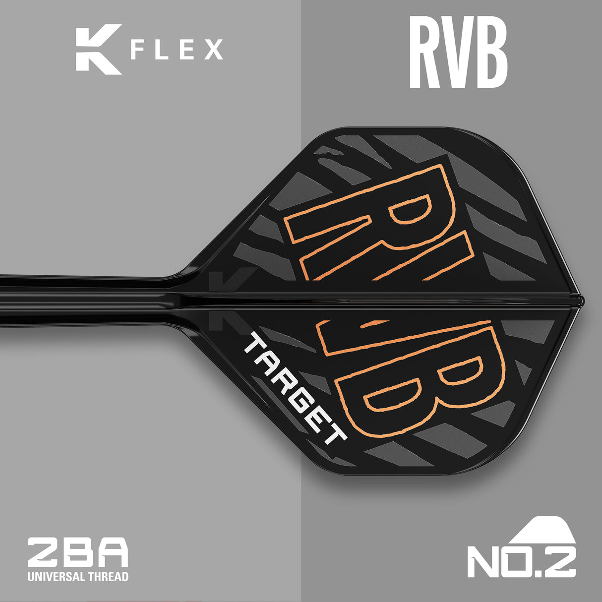 Target K-Flex Dart Flights - Standard No.2 - Raymond van Barneveld