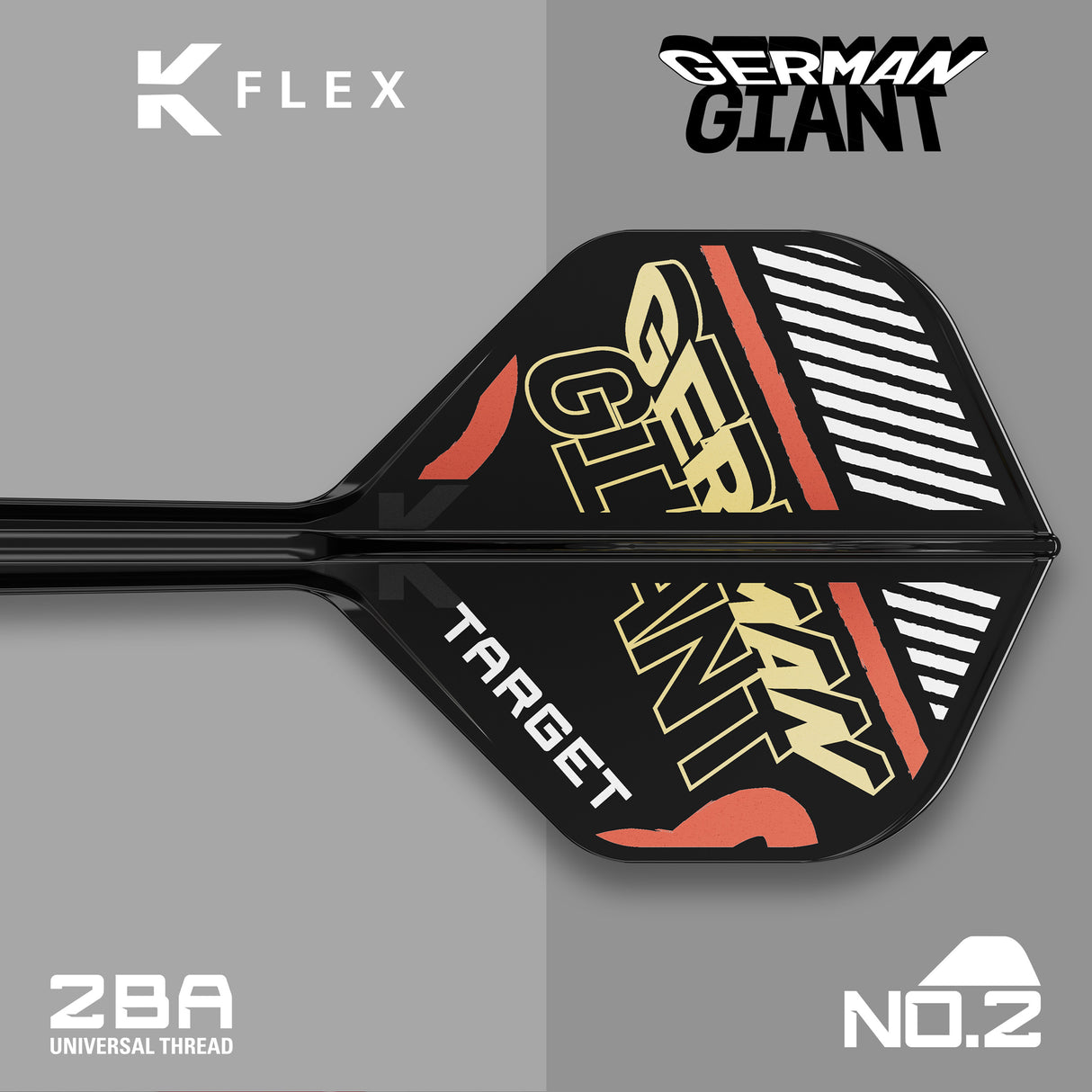 Target K-Flex Dart Flights - Standard No.2 - Gabriel Clemens