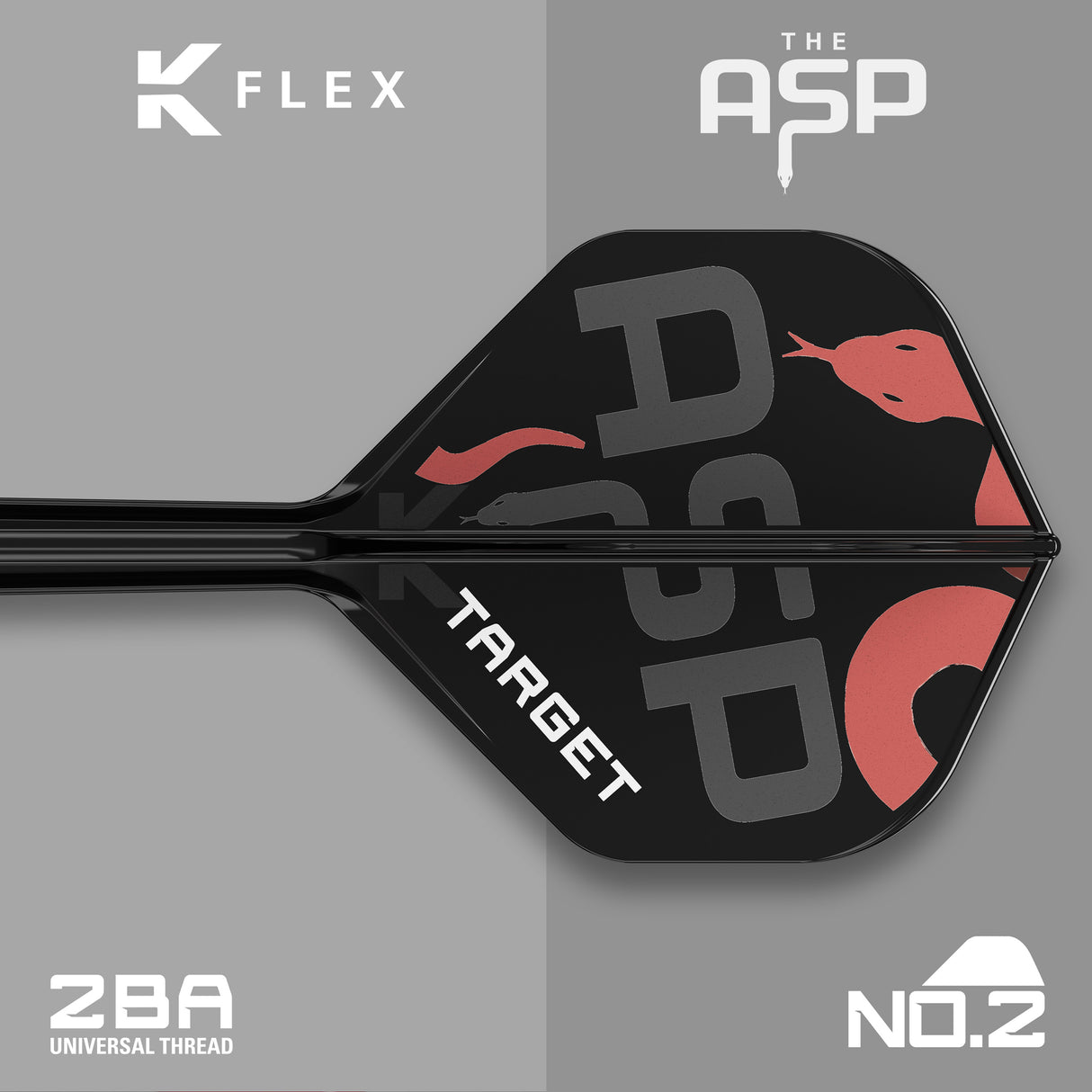 Target K-Flex Dart Flights - Standard No.2 - Nathan Aspinall
