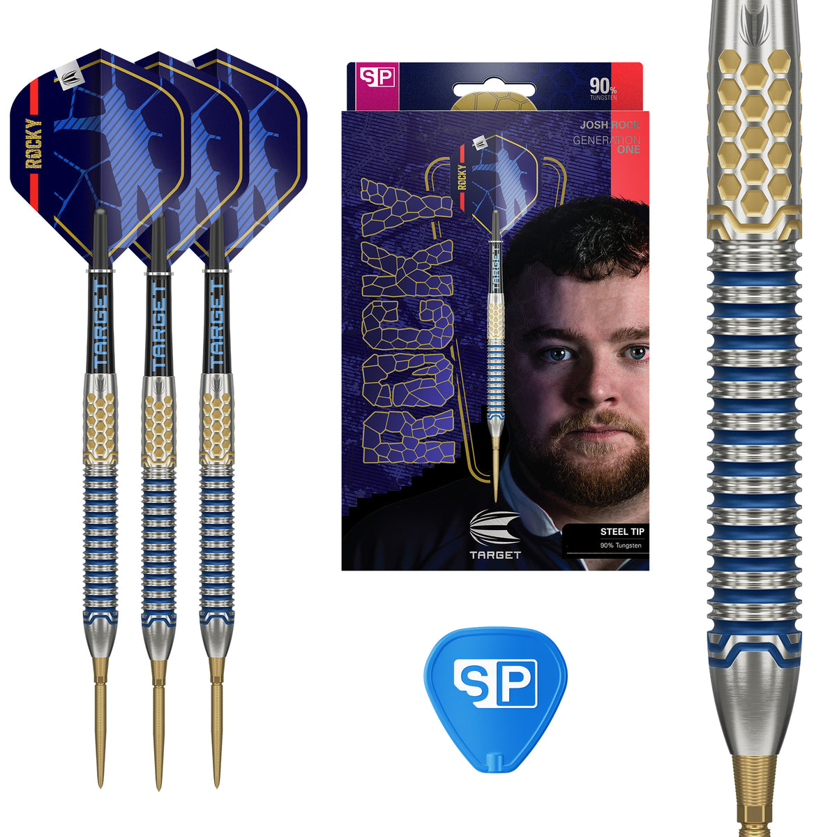 Target Josh Rock Darts - Stahlspitze - 90% Tungsten - G1