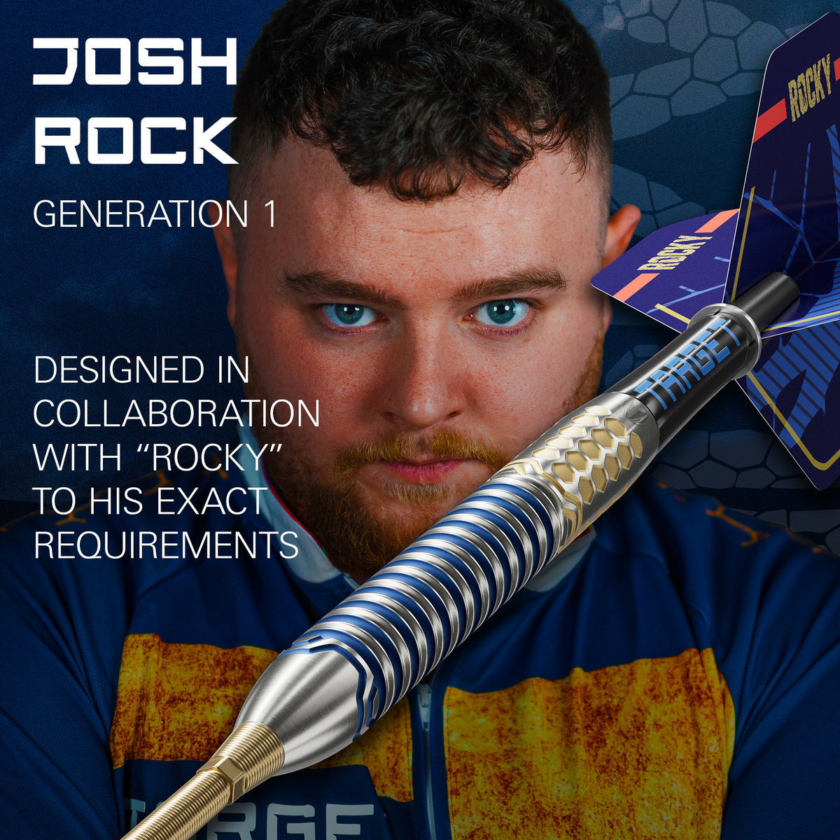 Target Josh Rock Darts - Stahlspitze - 90% Tungsten - G1