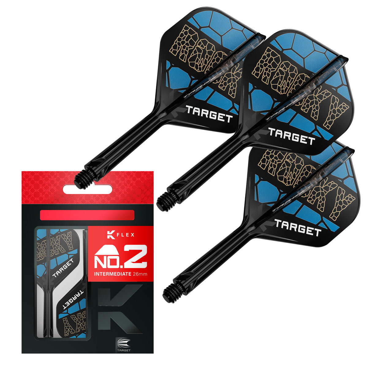 Target K-Flex Dart Flights - Standard No.2 - Josh Rock