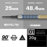 Target Josh Rock Darts - Welche Spitze - 90% Tungsten - G1