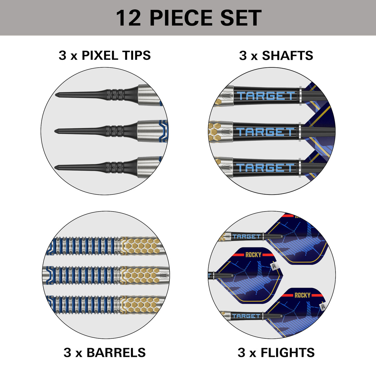 Target Josh Rock Darts - Welche Spitze - 90% Tungsten - G1