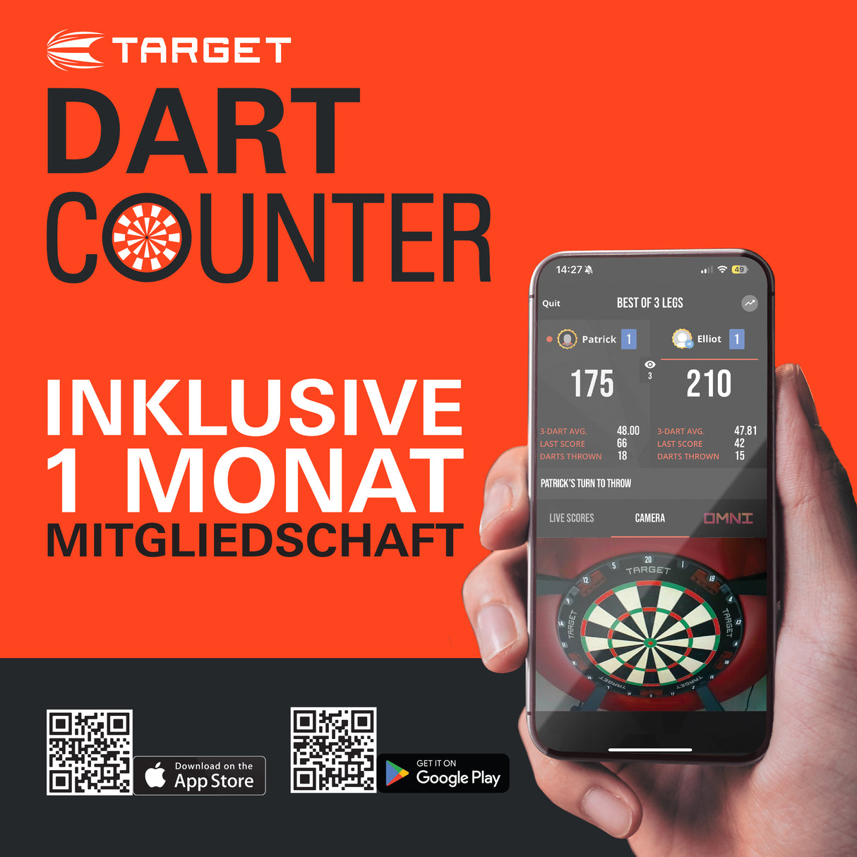 Target Stephen Bunting Darts - Stahlspitze - 95% Tungsten - 95K