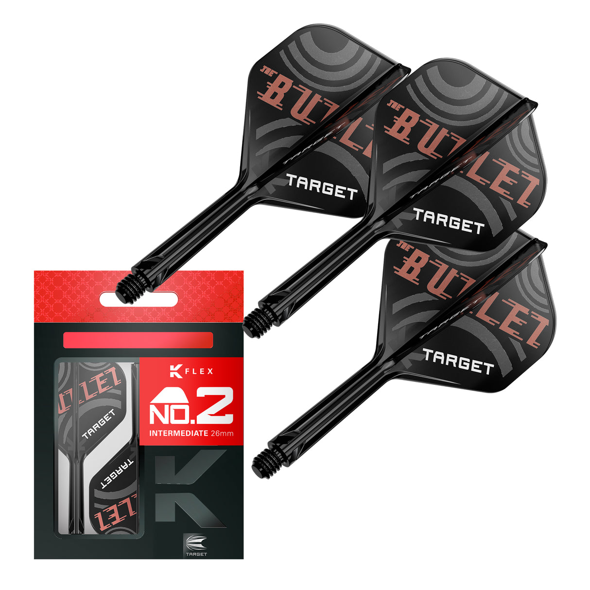 Target K-Flex Dart Flights - Standard No.2 - Stephen Bunting