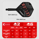 Target K-Flex Dart Flights - Standard No.2 - Stephen Bunting