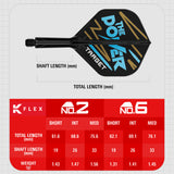 Target K-Flex Dart Flights - Standard No.2 - Phil Taylor