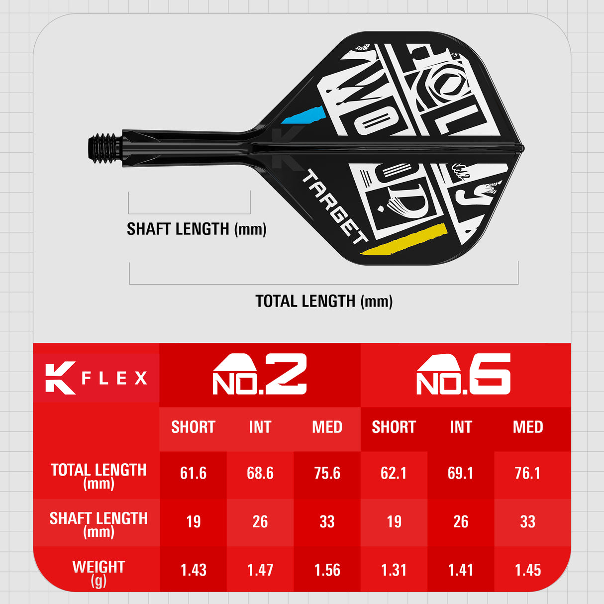 Target K-Flex Dart Flights - Standard No.2 - Chris Dobey
