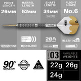 Target Redux Darts - Stahlspitze - 90% Tungsten - 03