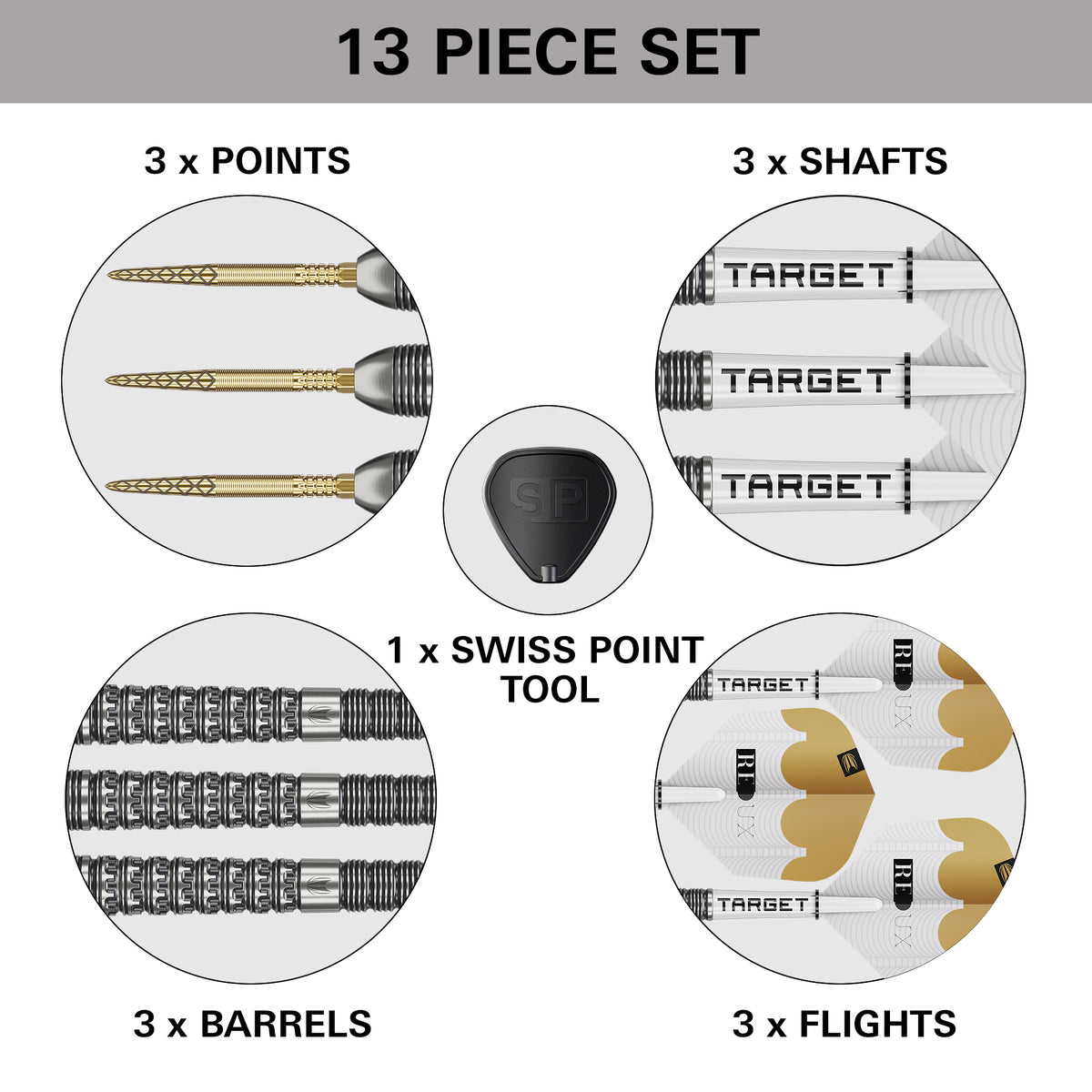 Target Redux Darts - Stahlspitze - 90% Tungsten - 03