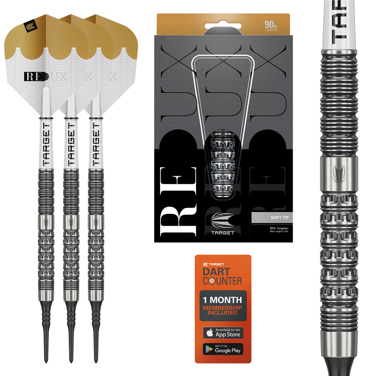 Target Redux Darts - Welche Spitze - 90% Tungsten - 10