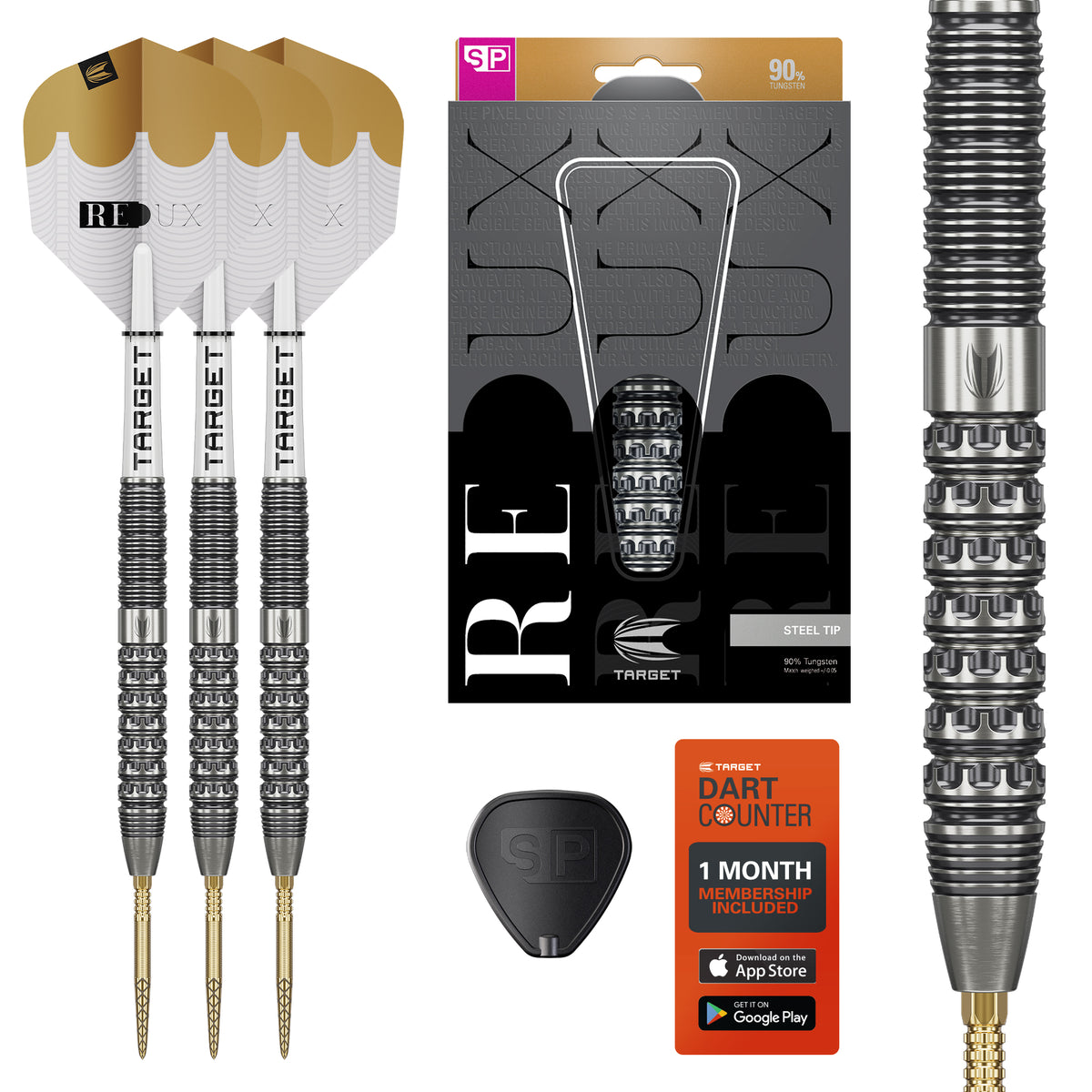 Target Redux Darts - Stahlspitze - 90% Tungsten - 01