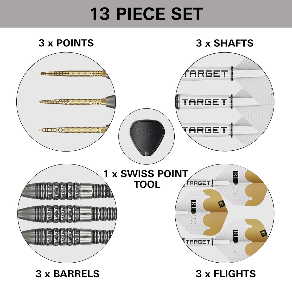 Target Redux Darts - Stahlspitze - 90% Tungsten - 02