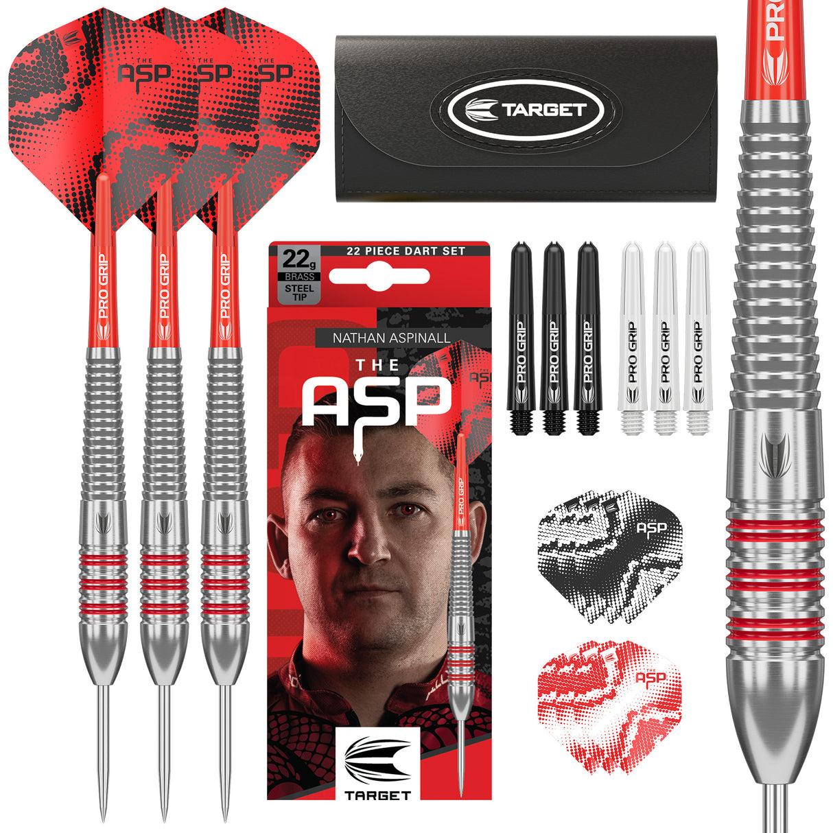 Target Nathan Aspinall Darts - Stahlspitze - Messing
