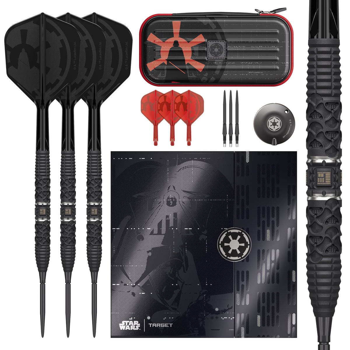 Target Star Wars Darts - Stahlspitze - 95% Tungsten - Darth Vader