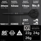 Target Star Wars Darts - Stahlspitze - 95% Tungsten - Darth Vader