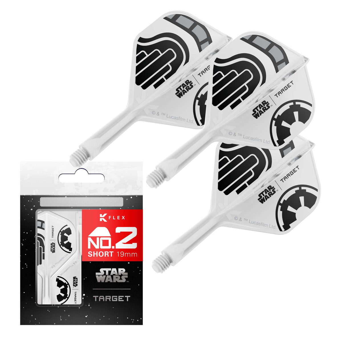Target K-Flex Dart Flights - Stormtrooper