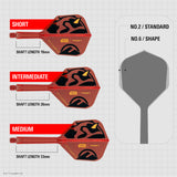 Target K-Flex Dart Flights - Darth Maul