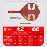 Target K-Flex Dart Flights - Nathan Aspinall G2