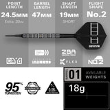 Target Chris Dobey Darts - Welche Spitze - 95% Tungsten - 95K