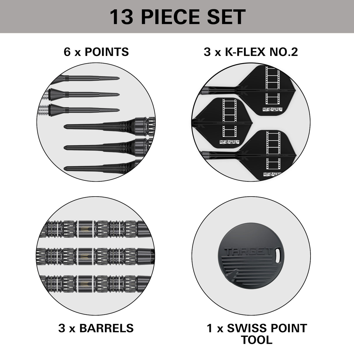 Target Chris Dobey Darts - Welche Spitze - 95% Tungsten - 95K