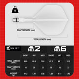 Target K-Shift Dart Flights - Standard Nr2