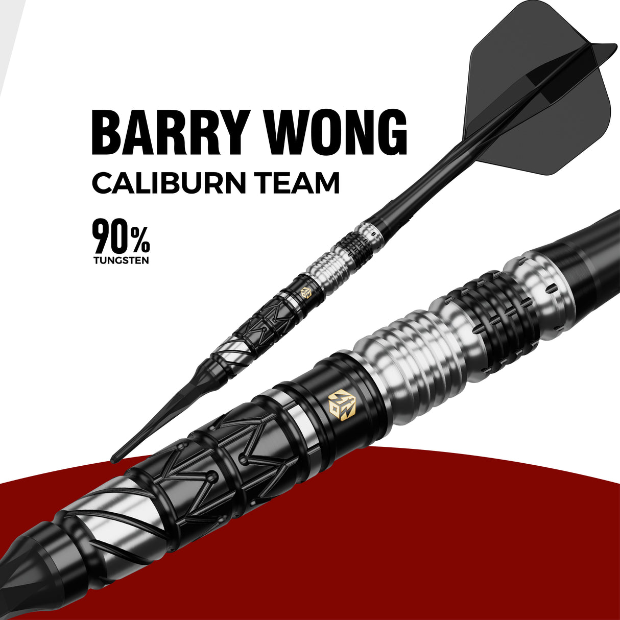Caliburn Players Darts - Welche Spitze - 90% Tungsten - Obsidian: Barry Wong