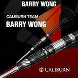 Caliburn Players Darts - Stahlspitze - 90% Tungsten - Obsidian: Barry Wong