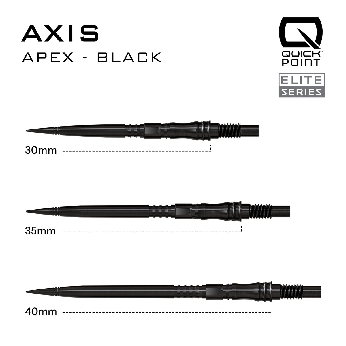 Harrows Quick Points - Stahlspitze - Apex Axis