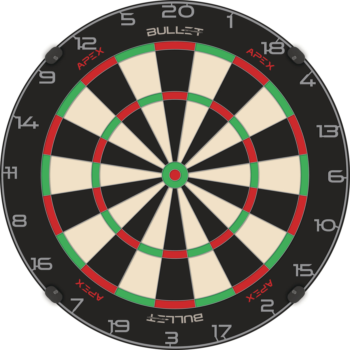 Bullet APEX Dartboard - Professionell - Brasilianisches Sisal