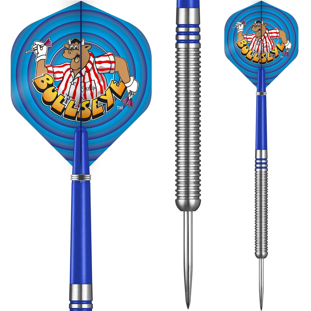 Bullseye Darts - Steel Tip Tungsten - Bullly Design - 24g 24g