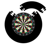Mission Samurai 3 Dartboard Set - Dartboard & Schwarzer Puzzle-Rahmen