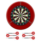 Mission Samurai 3 x Liverpool Dartboard Set - Dartboard, Surround, Torus 270 Licht & 2 Sets Messing Darts