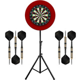 Mission Samurai 3 Dartboard & Stand Set - Dartboard, Surround, Stand und Darts