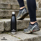 Mission Wasserflasche - Edelstahl - 500ml - Schwarz