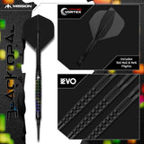 Mission Black Opal Darts - Welche Spitze - 95% Tungsten - Schwarz & Koralle PVD