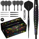 Mission Black Opal Darts - Stahlspitze - 95% Tungsten - Schwarz & Koralle PVD