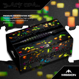 Mission Black Opal Darts - Stahlspitze - 95% Tungsten - Schwarz & Koralle PVD
