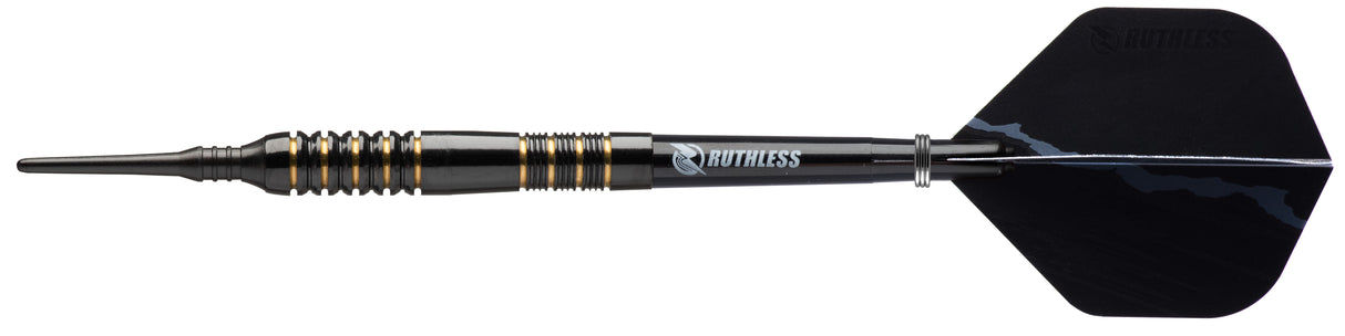 *Ruthless Black Wolf Darts – Weiche Spitze Wolfram – BW 16,0 g – Goldring – 18 g