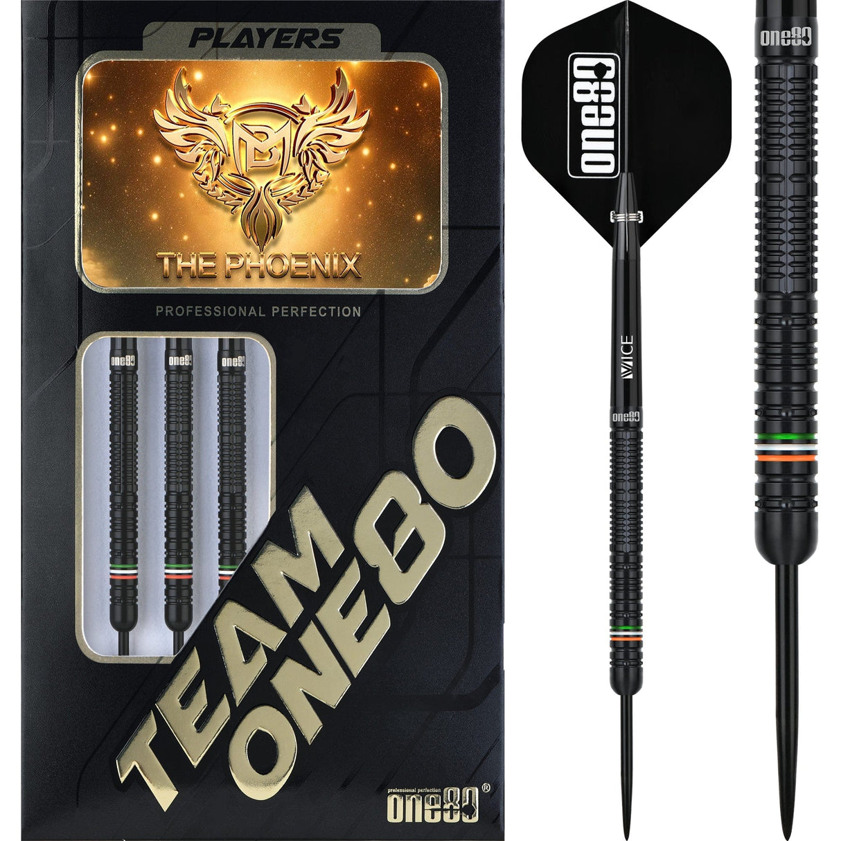 One80 Mahi Bosmia Darts - Steel Tip - 90% Tungsten - 22g