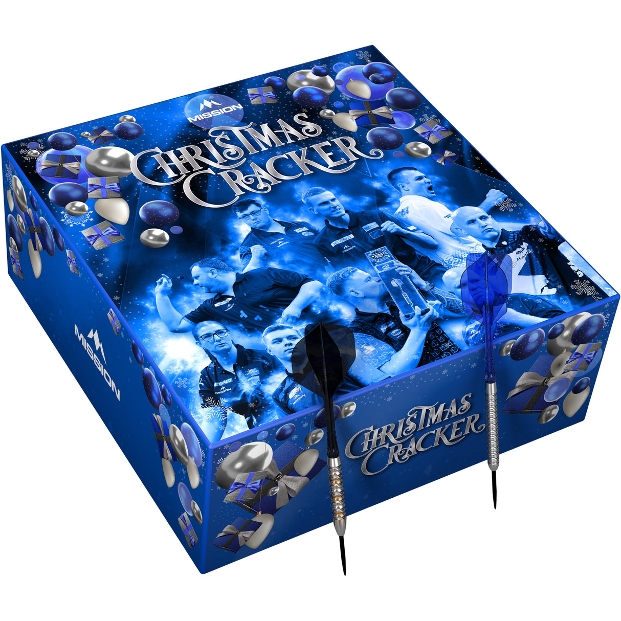 Mission Christmas Cracker – Exklusives Dart-Geschenkset mit Steel Tip Darts & Zubehör